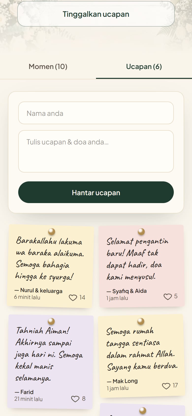Tinggalkan ucapan